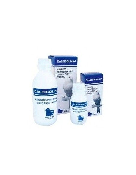 compuesto vitaminico rico en calcio y fósforo para aves CALCICOLINA LATAC 250 ml